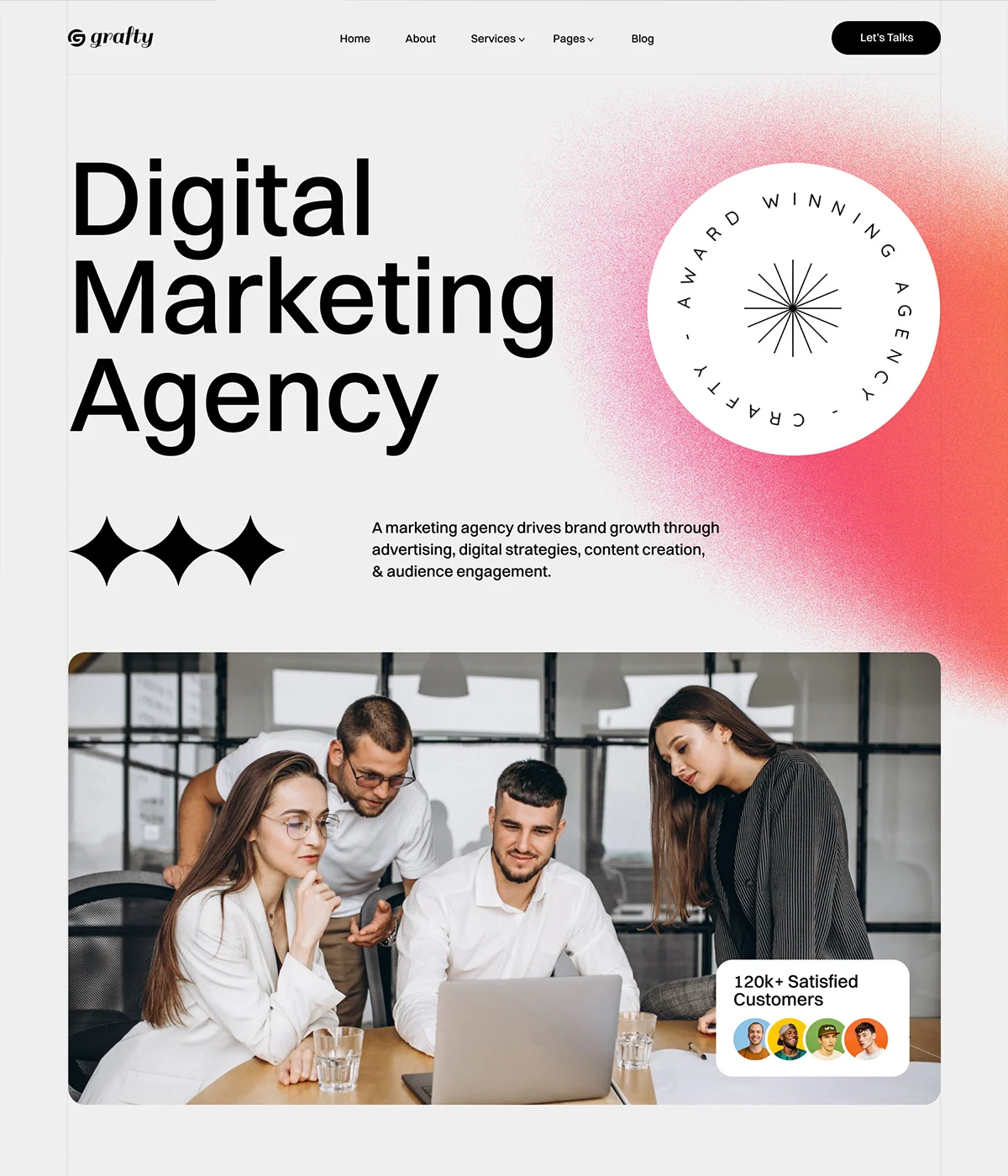 Grafty — Creative Agency & Portfolio template